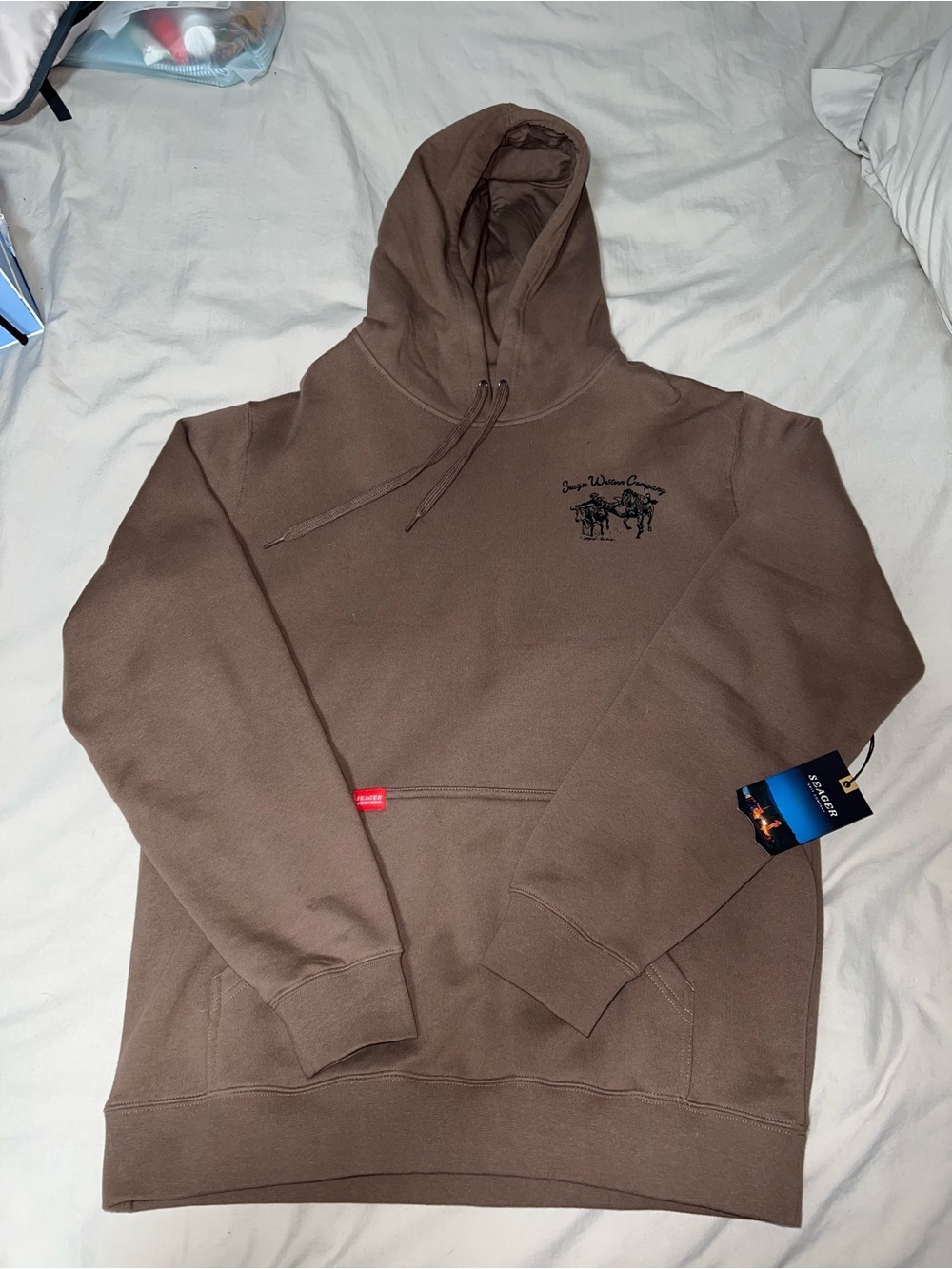 Seager Los Rios Hoodie Walnut XL